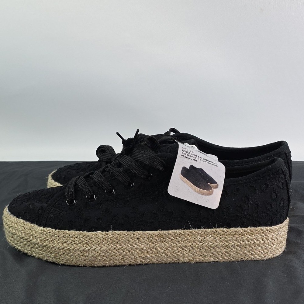 Serra Shoes Women's US Size 10 Black Twine Sole‎ NWT Casual